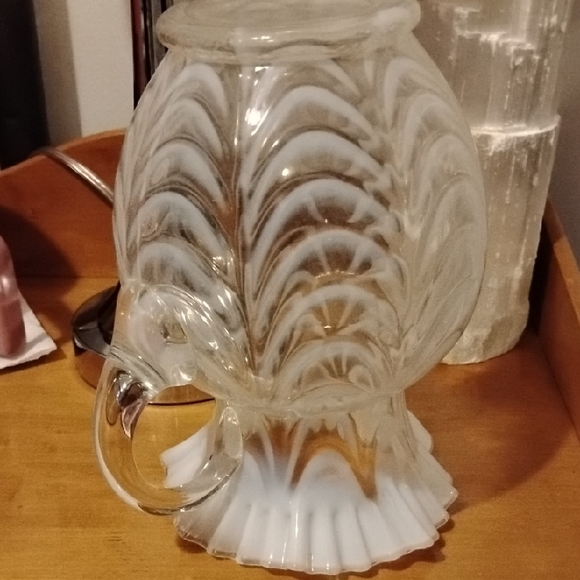 Elegant Swirled Glass Pitcher - Picture 10 of 14